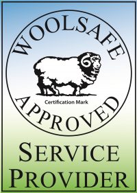 WoolSafe Approved Service Provider seal
