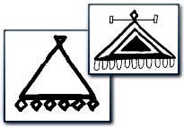 Amulet motif from an Oriental rug